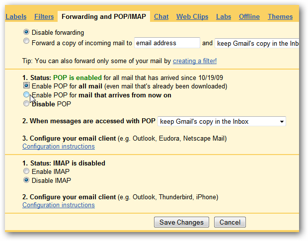 how to setup google mail in outlook 2010